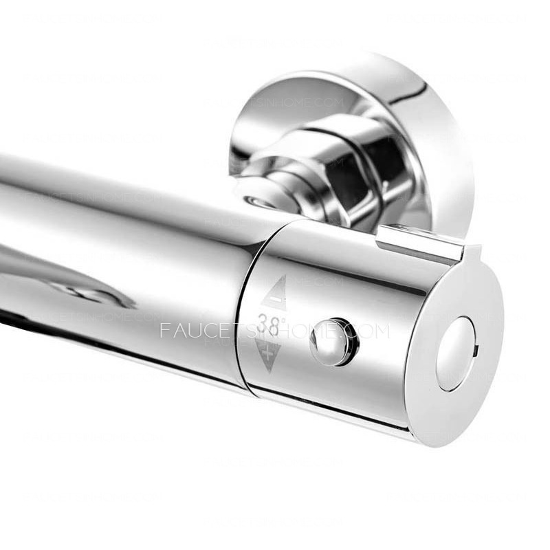 Designer Stainless Steel Thermostatic Bathroom Shower Faucets