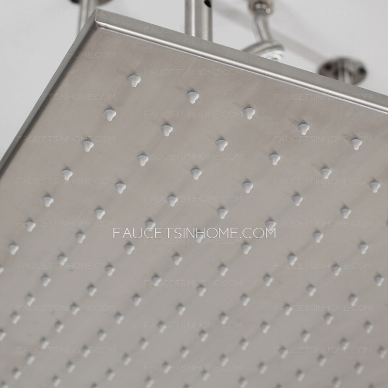 Designer Square Shaped Hanging Bathroom Top Shower Faucets