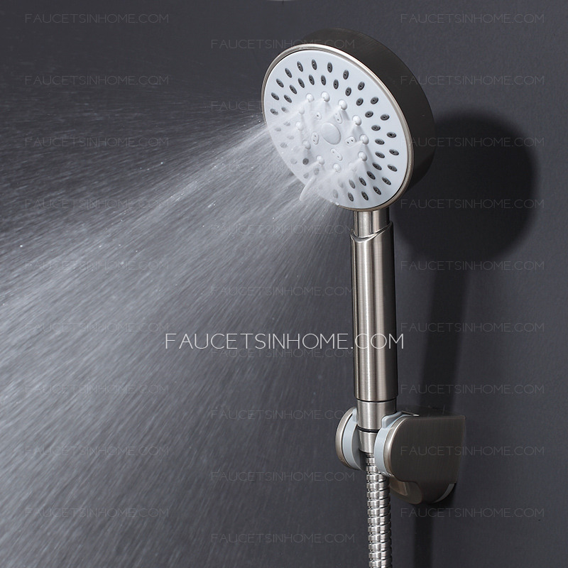 Simple Stainless Steel Bathroom Tub And Shower Faucets