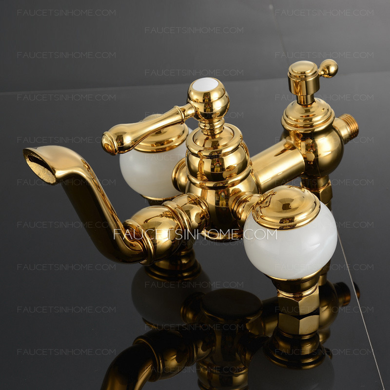 Luxury Brass Jade Outdoor Bathroom Shower Heads And Faucets