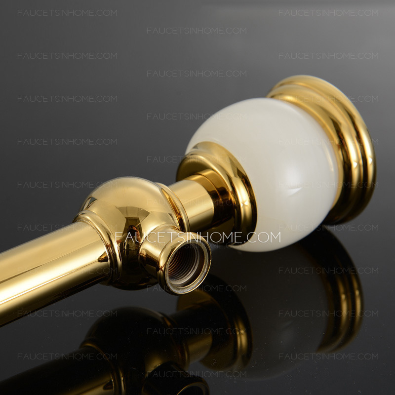 Luxury Brass Jade Outdoor Bathroom Shower Heads And Faucets