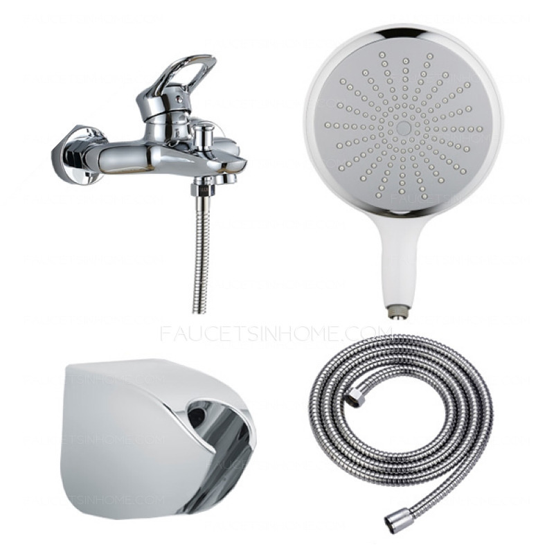 Affordable Gray Wall Mount Bathroom Hand Shower Faucets