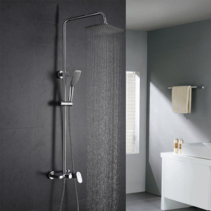 Quality Brass Square Top And Hand Shower Faucets