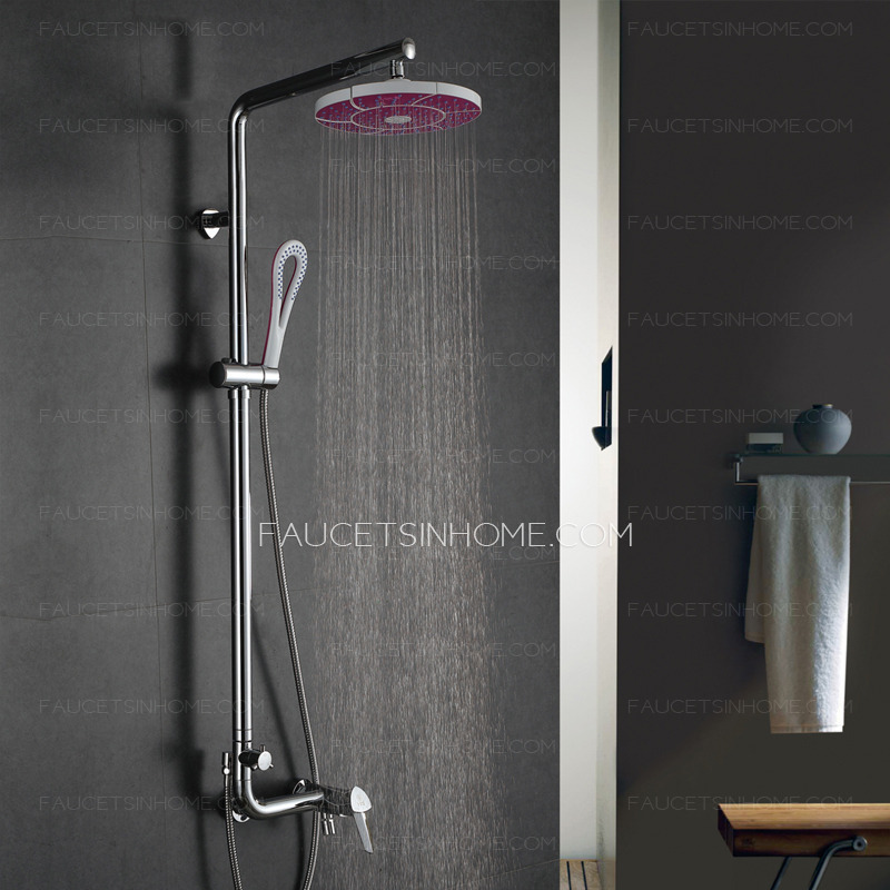 Designer Super Curved Brass Exposed Bathroom Shower Faucets