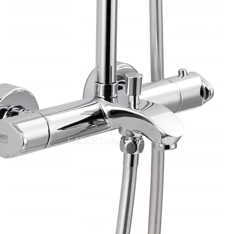 Intelligent Thermostatic Brass Bathroom Shower Heads And Faucets