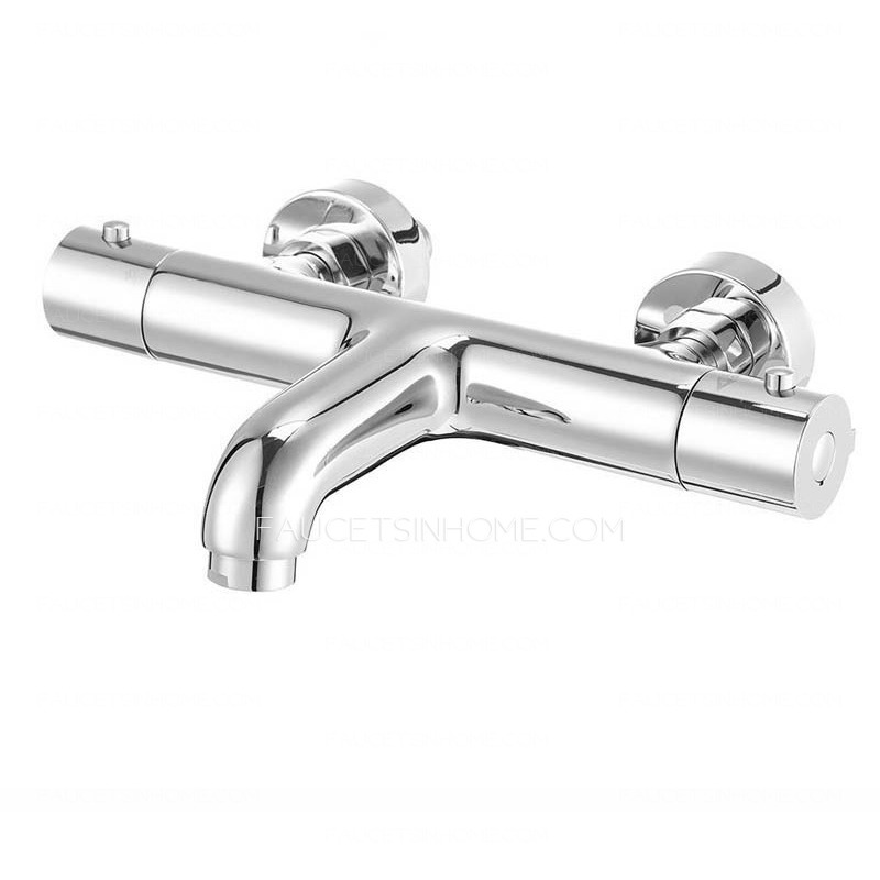 Advanced Thermostatic Square Shaped Bathroom Shower Faucets System