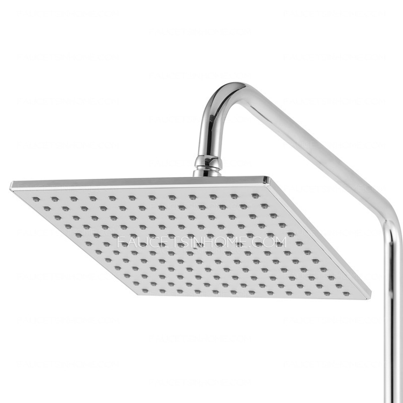 Modern Thermostatic Bathroom Top And Hand Shower Faucets