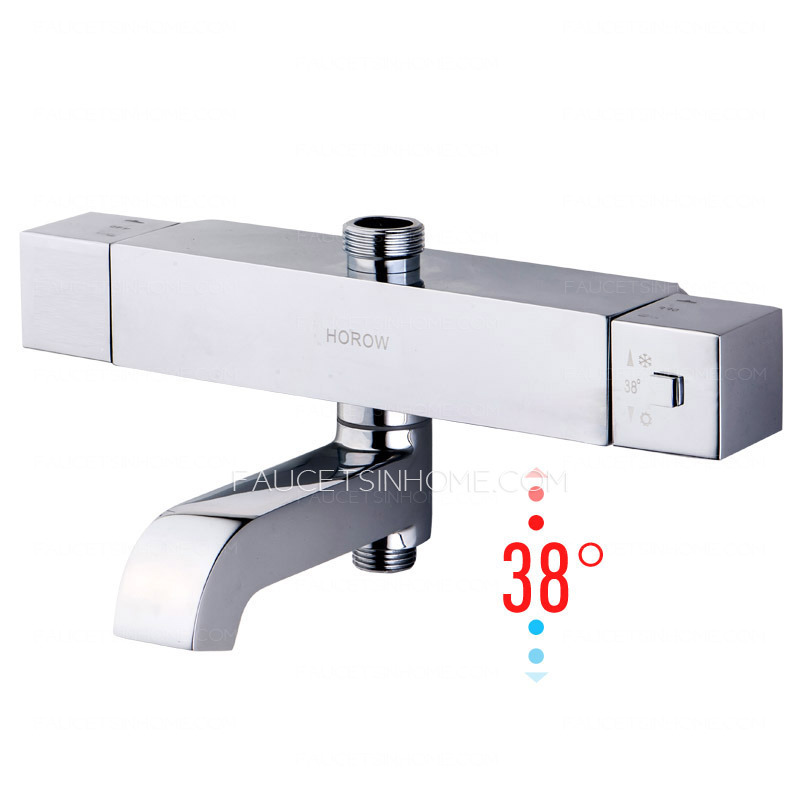 Advanced Waterfall Rain Thermostatic Bathroom Shower Faucets