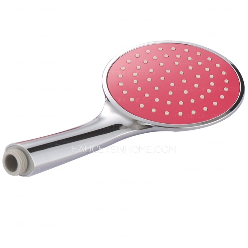 Fashion Thermostatic Pink Top Shower And Hand Shower Faucets