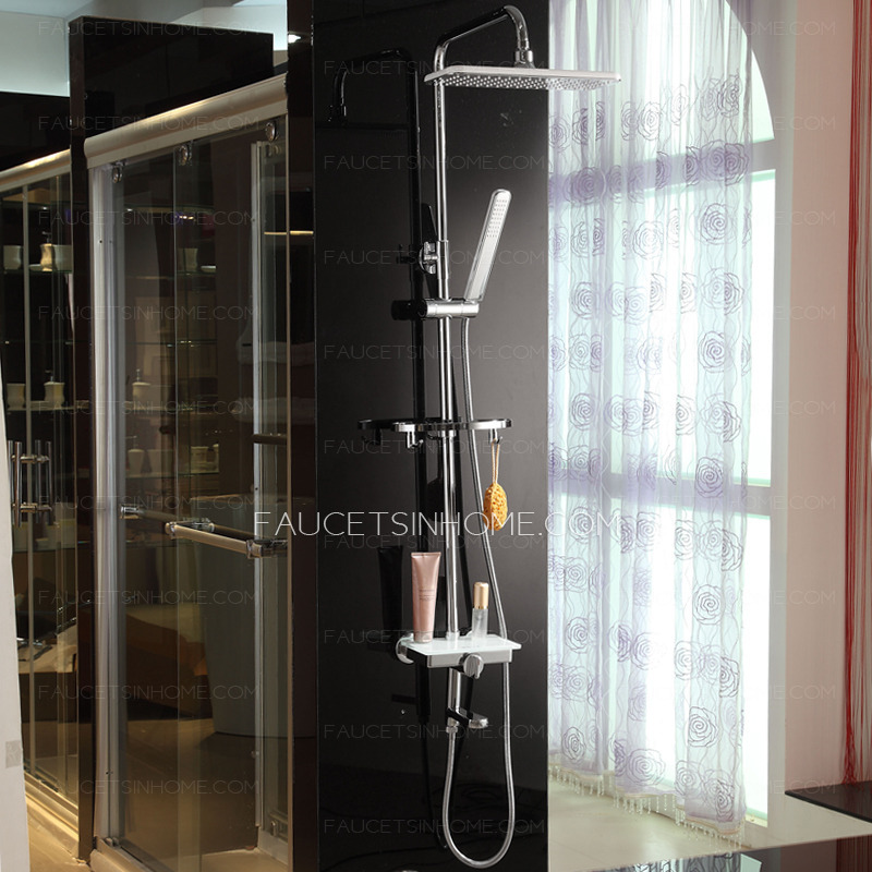 Best Brass Square Shaped Top And Hand Shower Faucets