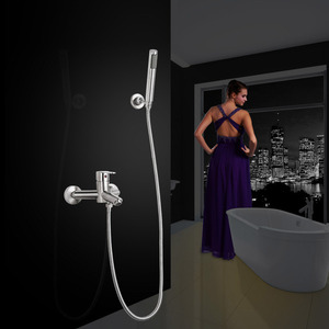 Designer Stainless Steel Tub And Shower Faucets System