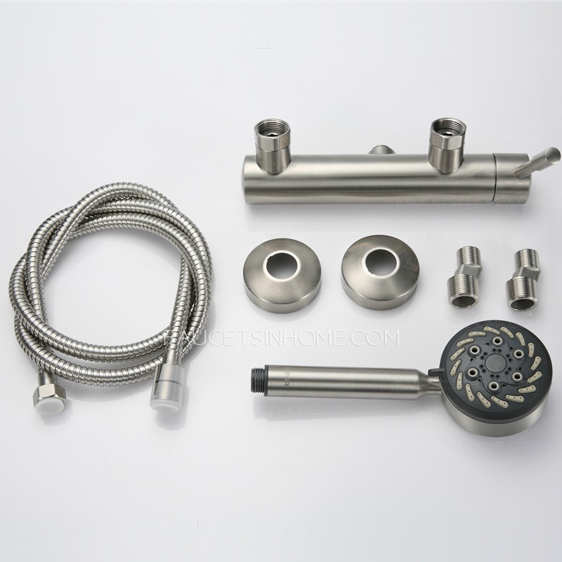 Good Stainless Steel Wall Mount Tub And Shower Faucets