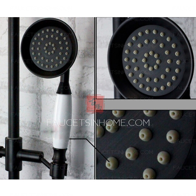 Simple Oil Rubbed Bronze Hand Held Shower Faucets System