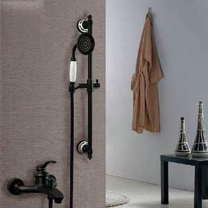 Simple Oil Rubbed Bronze Hand Held Shower Faucets System