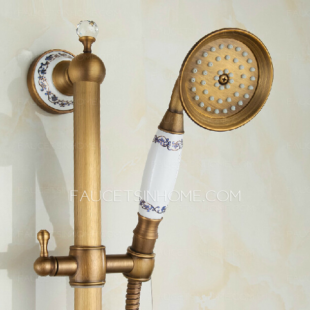 Brass Telephone Hand Shower Faucets System With Soap Dish