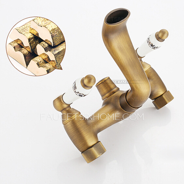 Brass Telephone Hand Shower Faucets System With Soap Dish