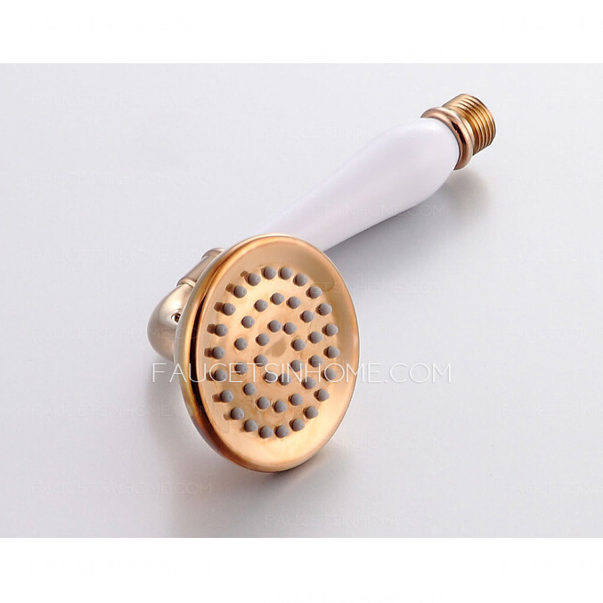 Best Sale Rose Gold Brass Rain Water Bathroom Shower Faucets