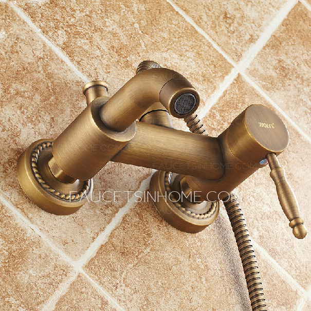 Pop Sale Antique Brass Bathroom Old Bath Shower Faucets