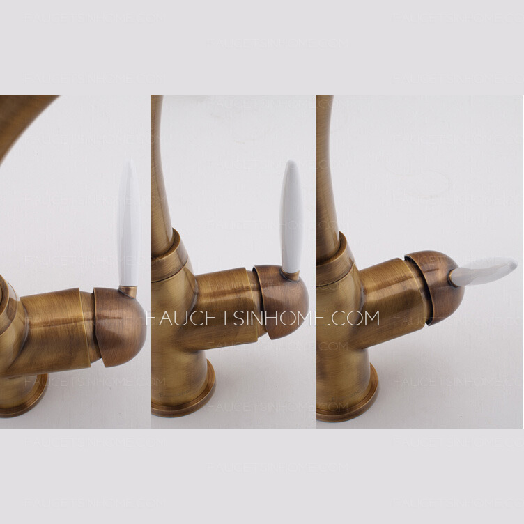 Professional Two Handle Drinking/Common Bronze Kitchen Faucets