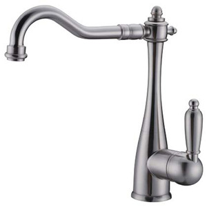 Best Brass One Handle Brushed Nickel Kitchen Sink Faucets