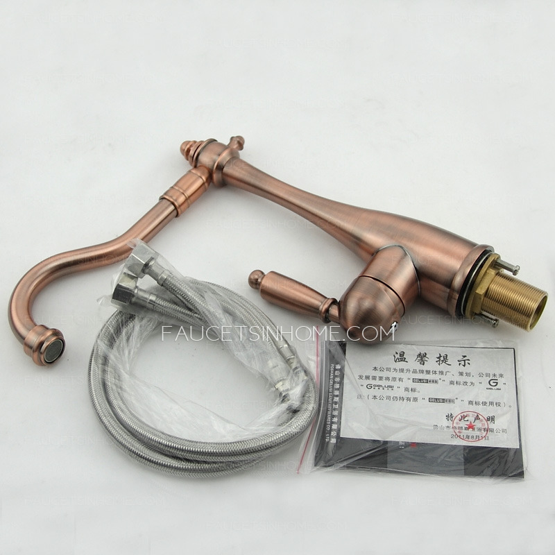 Best Antique Copper Quality Rose Gold Brass Old Kitchen Bar Faucets