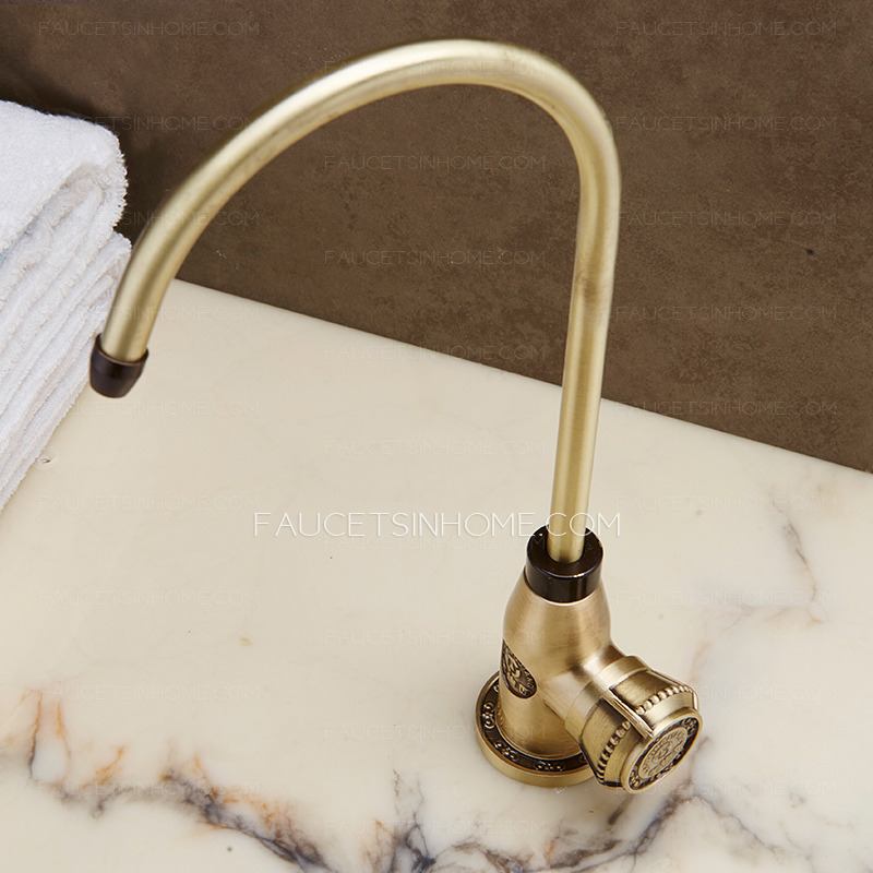 Professional Bronze Kitchen Sink Faucets For Drinking Water