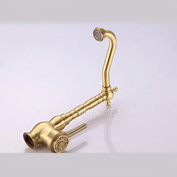 New Arrival Rotate Brass Antique Bronze Kitchen Sink Faucets
