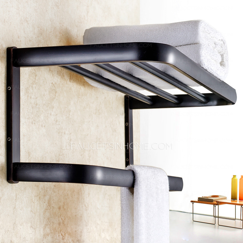 American Style Black Oil Rubbed Bronze Bathroom Wall Shelves