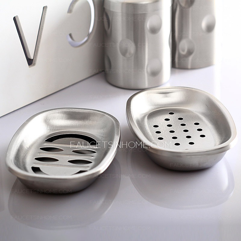Cheap Stainless Steel Two-Sets Soap Dishes