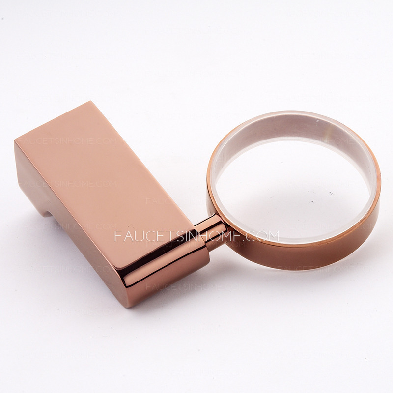 Simple Designer Rose Gold Bathroom Soap Dishes