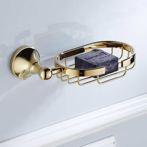 Best Quality Brass Bathroom Wall Mounted Wire Soap Dishes