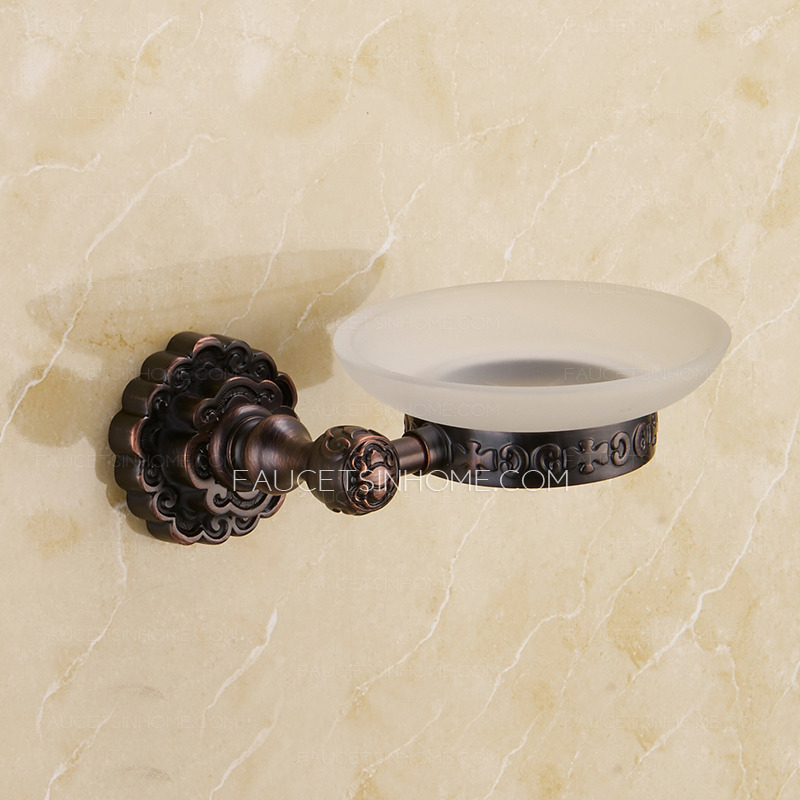 Oil Rubbed Bronze Bathroom Metal Soap Dishes