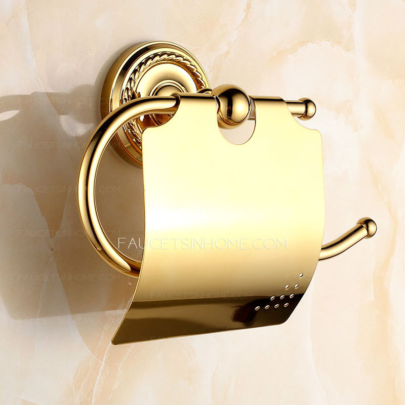 Luxury Bathroom Brass Toilet Paper Roll Holders