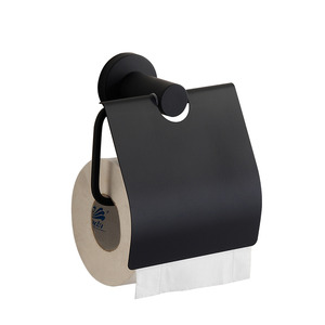 Contemporary Black Painting Stainless Steel Toilet Paper Holders