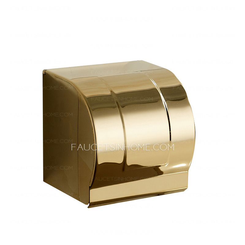 Luxury Gold Bathroom Brass Toilet Paper Holders