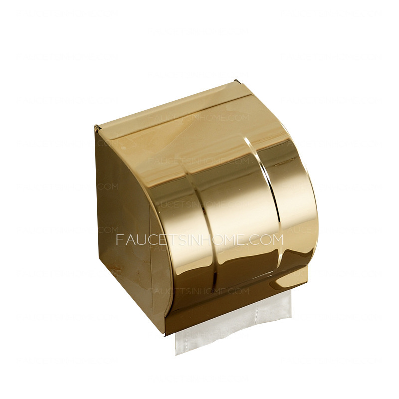 Luxury Gold Bathroom Brass Toilet Paper Holders