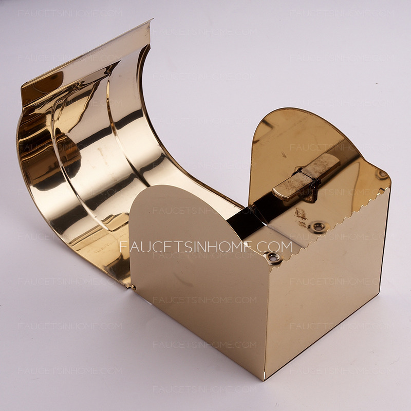 Luxury Gold Bathroom Brass Toilet Paper Holders