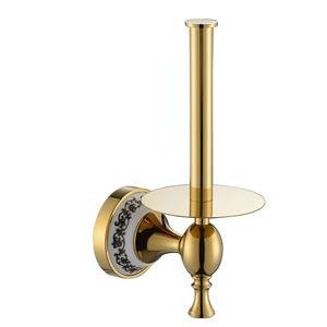 Decorative Brass Freestanding Toilet Paper Holders