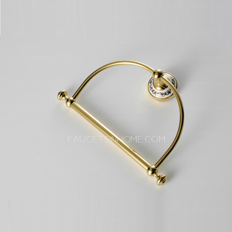 Antique Bronze Brass Wall Mounted Towel Rings
