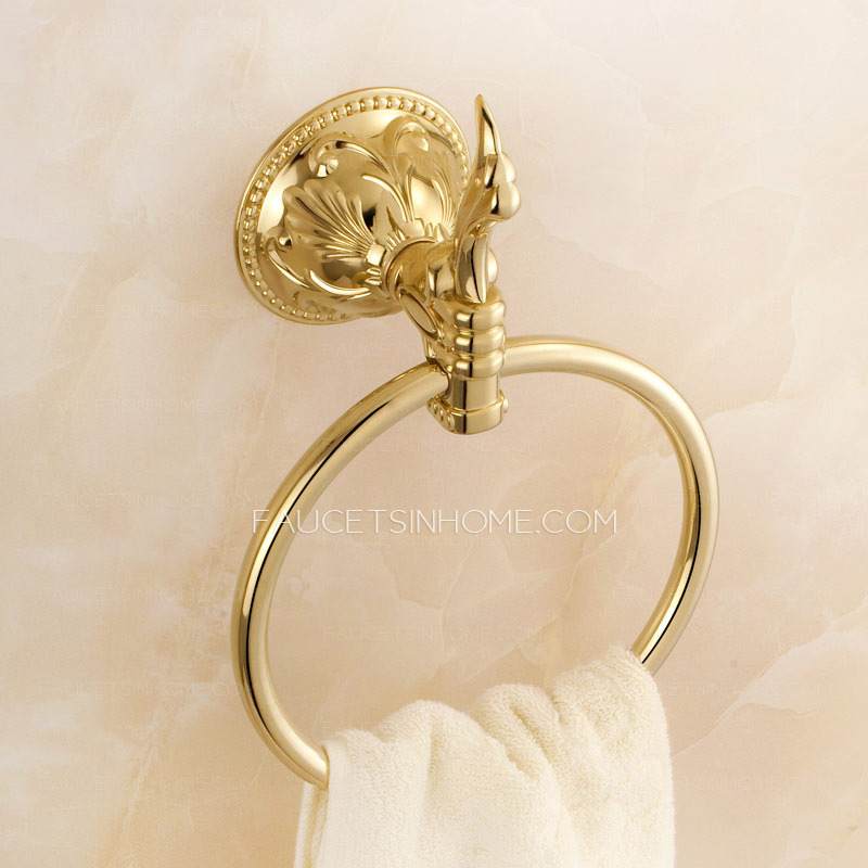 Best Designed Brass Gold Towel Rings