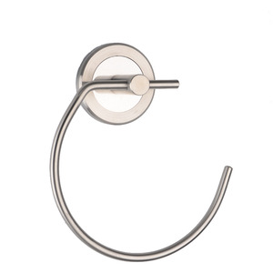 Designed Stainless Steel Brushed Nickel Towel Rings