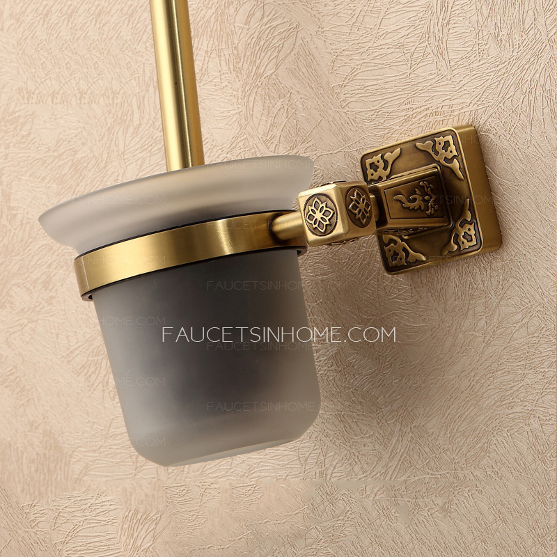 Best Quality Brass Antique Bronze Toilet Brush Holder