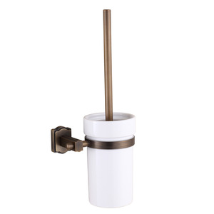 Vintage White Ceramic Bathroom Accessory Toilet Brush Holder