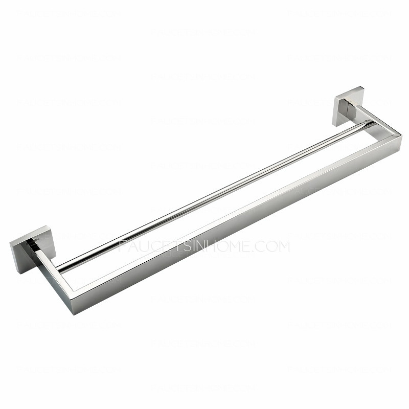 24 inch Double Towel Bars Used Stainless Steel