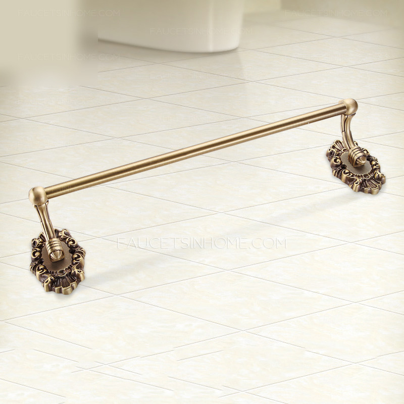 Decorative Rose Gold Bathroom Accessory Towel Bars