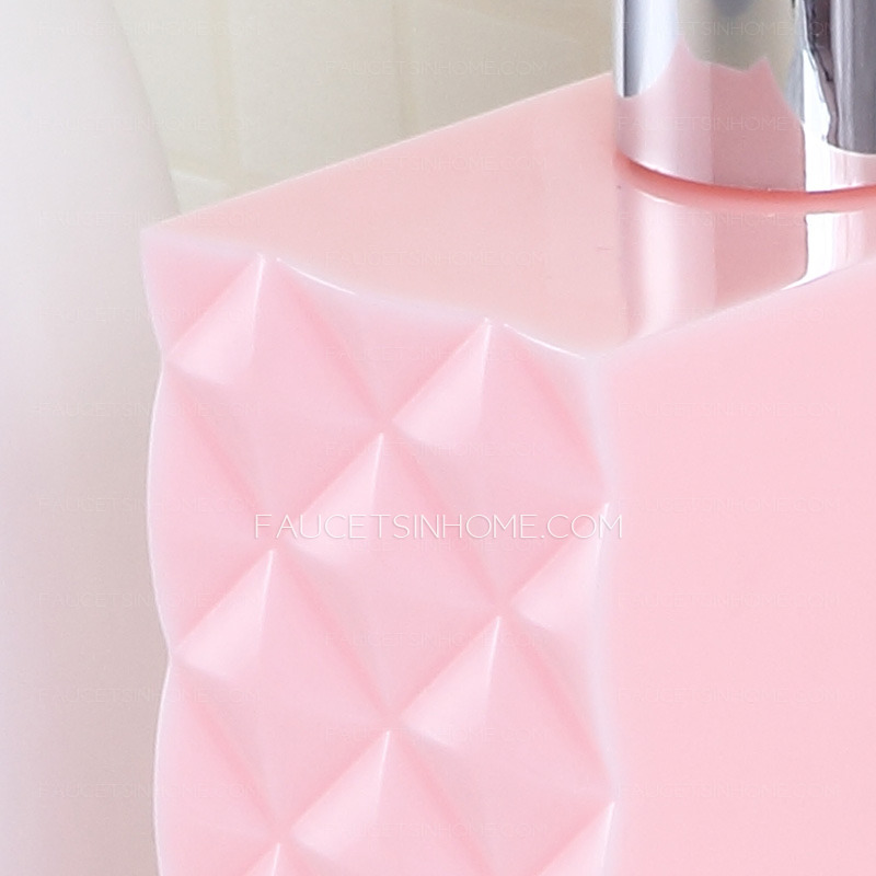 Cheap Pink Plastic Table Soap Dispensers