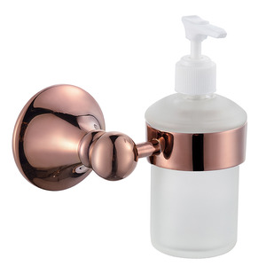 Vintage Rose Gold Wall Mount Soap Dispensers