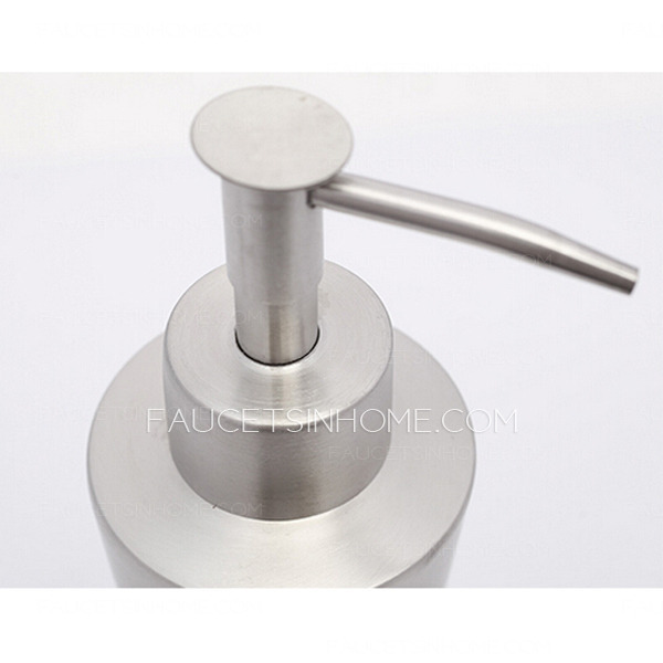 Modern Stainless Steel Table Sitting Soap Dispensers