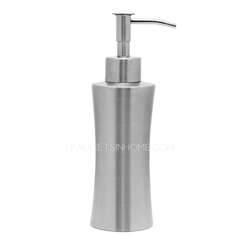 Thick Stainless Steel Pinched Waist Shape Soap Dispensers