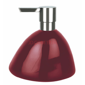 Designer Red Ceramic Cobblestone-shape Soap Dispensers